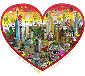 Charles Fazzino Art Charles Fazzino Art Invading the Heart of NYC (DX)